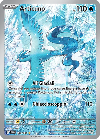 Articuno Avventure Insieme carta Pokémon italiana IR