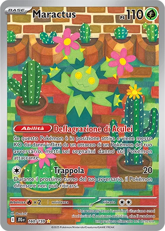 Maractus Avventure Insieme carta Pokémon italiana IR