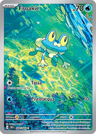 Froakie Caos Nascente carta Pokémon italiana IR