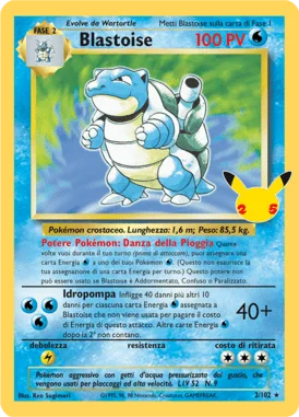 Blastoise Gran Festa carta Pokémon italiana UR