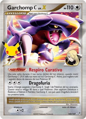 Garchomp [C] LV.X Gran Festa carta Pokémon italiana UR