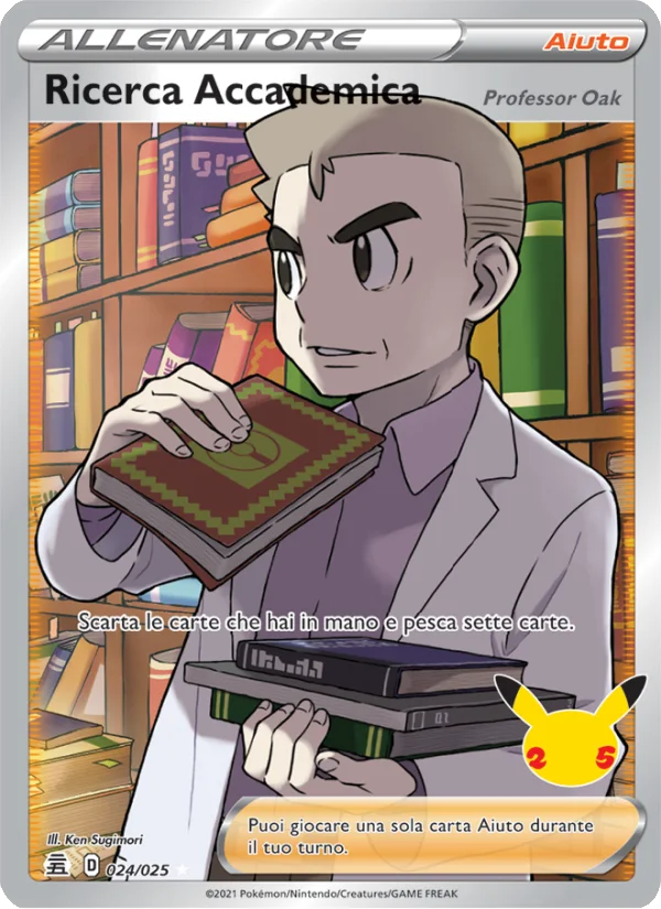 Ricerca Accademica - Professor Oak Gran Festa carta Pokémon italiana UR