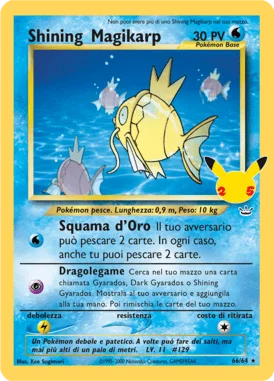 Shining Magikarp Gran Festa carta Pokémon italiana UR