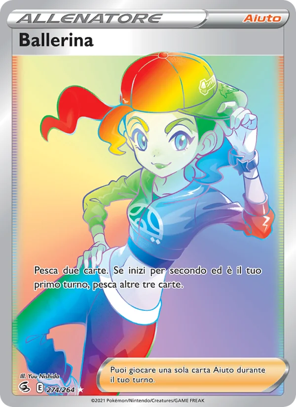 Ballerina Colpo Fusione carta Pokémon italiana RR