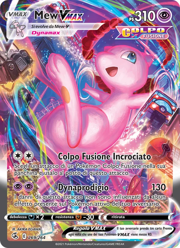 Mew VMAX Colpo Fusione carta Pokémon italiana