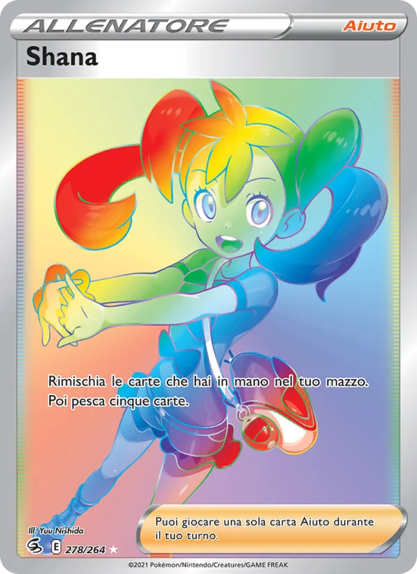 Shana Colpo Fusione carta Pokémon italiana RR