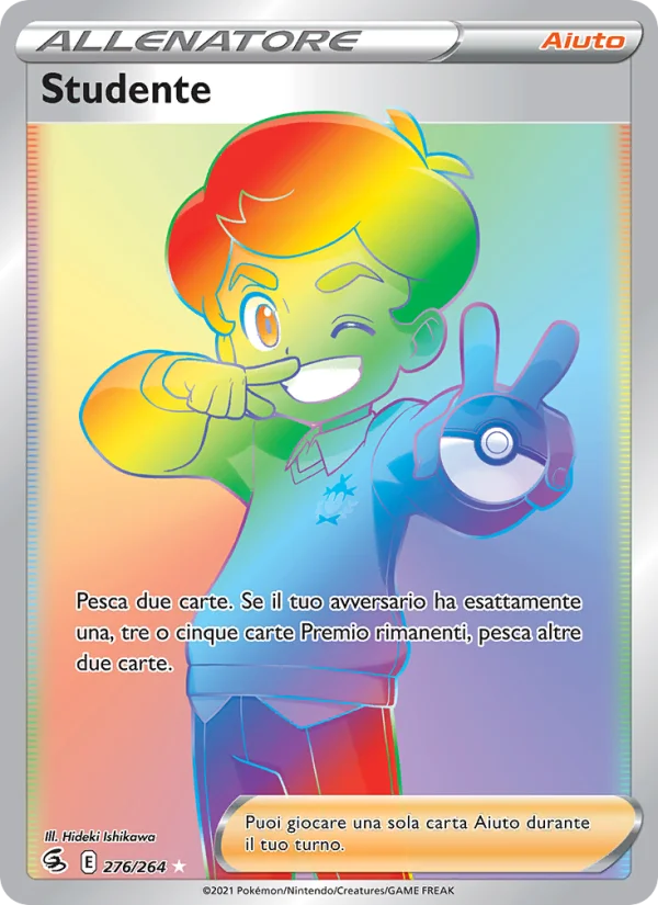 Studente Colpo Fusione carta Pokémon italiana RR