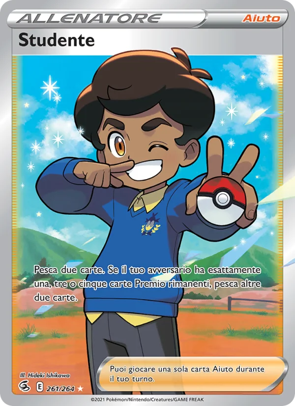 Studente Colpo Fusione carta Pokémon italiana UR