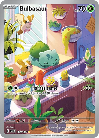 Bulbasaur Corona Astrale carta Pokémon italiana IR