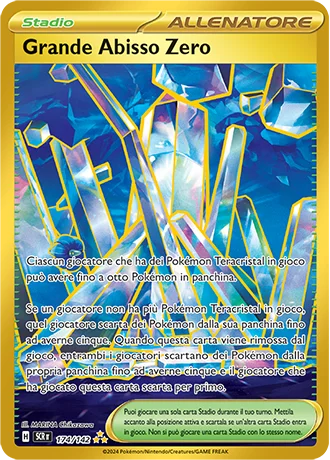 Grande Abisso Zero Corona Astrale carta Pokémon italiana HR