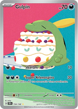 Gulpin Corona Astrale carta Pokémon italiana IR