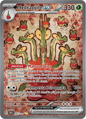 Hydrapple ex Corona Astrale carta Pokémon italiana SIR