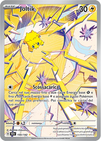 Joltik Corona Astrale carta Pokémon italiana IR