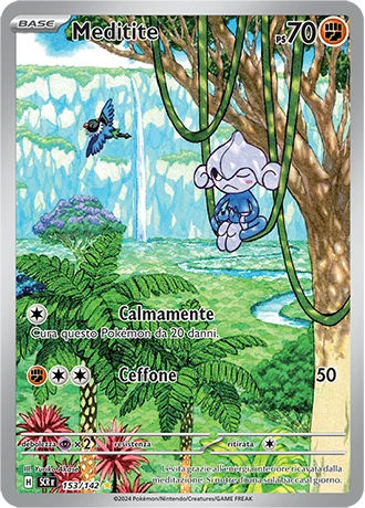 Meditite Corona Astrale carta Pokémon italiana IR