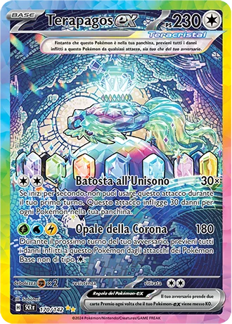 Terapagos ex Corona Astrale carta Pokémon italiana SIR