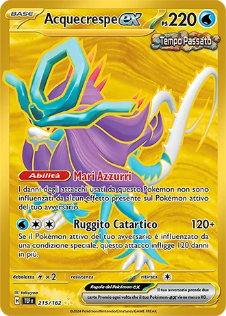 Acquecrespe ex Cronoforze carta Pokémon italiana HR