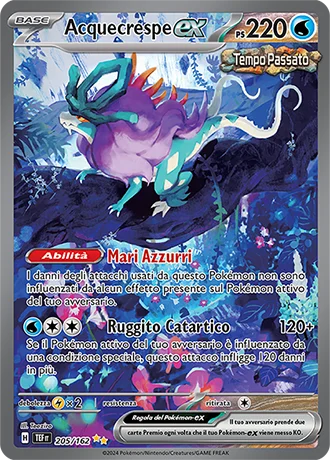 Acquecrespe ex Cronoforze carta Pokémon italiana SIR