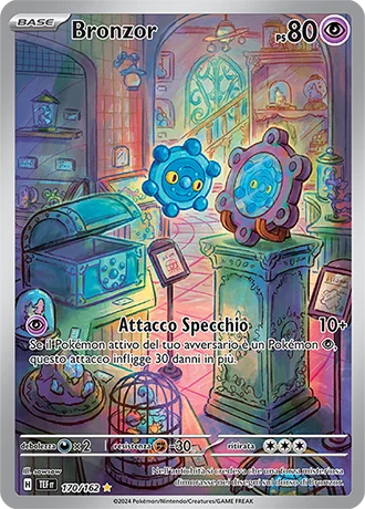 Bronzor Cronoforze carta Pokémon italiana IR