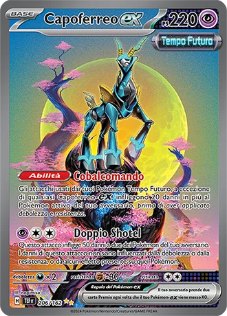 Capoferreo ex Cronoforze carta Pokémon italiana SIR