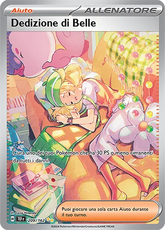 Dedizione di Belle Cronoforze carta Pokémon italiana SIR