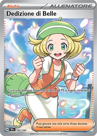 Dedizione di Belle Cronoforze carta Pokémon italiana UR