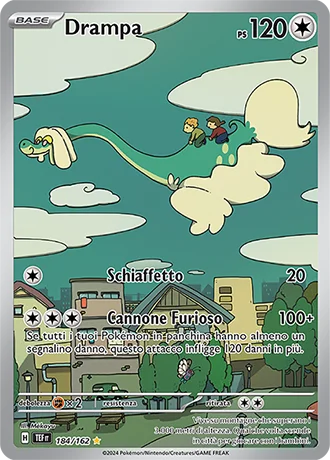 Drampa Cronoforze carta Pokémon italiana IR