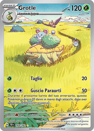 Grotle Cronoforze carta Pokémon italiana IR