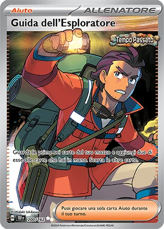 Guida dell'Esploratore Cronoforze carta Pokémon italiana UR