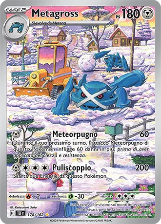 Metagross Cronoforze carta Pokémon italiana IR