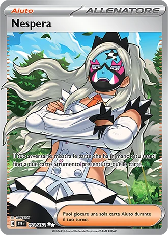 Nespera Cronoforze carta Pokémon italiana UR