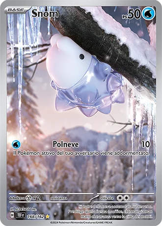 Snom Cronoforze carta Pokémon italiana IR