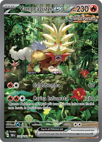 Vampeaguzze ex Cronoforze carta Pokémon italiana