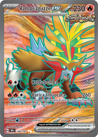 Vampeaguzze ex Cronoforze carta Pokémon italiana