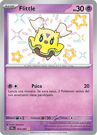 Flittle Destino di Paldea carta Pokémon italiana SSB