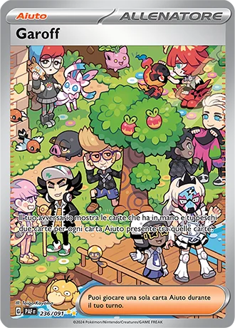 Garoff Destino di Paldea carta Pokémon italiana SIR