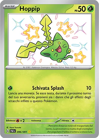 Hoppip Destino di Paldea carta Pokémon italiana SSB