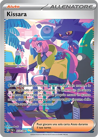 Kissara Destino di Paldea carta Pokémon italiana SIR