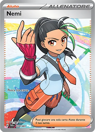 Nemi Destino di Paldea carta Pokémon italiana UR