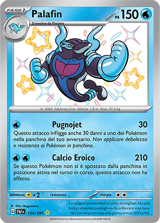 Palafin Destino di Paldea carta Pokémon italiana