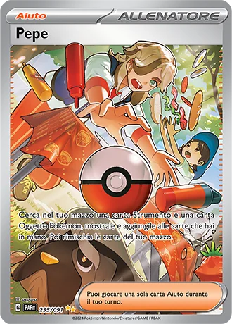 Pepe Destino di Paldea carta Pokémon italiana SIR