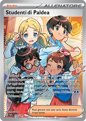 Studenti di Paldea Destino di Paldea carta Pokémon italiana UR