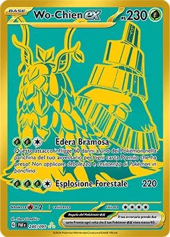 Wo-Chien ex Destino di Paldea carta Pokémon italiana HR