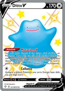 Ditto V Destino Splendente carta Pokémon italiana