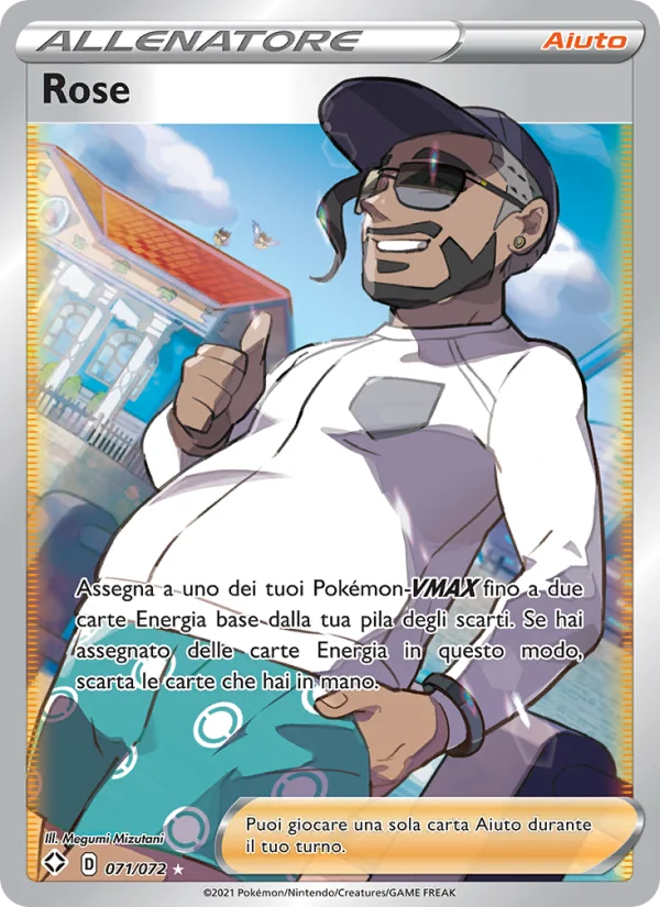 Rose Destino Splendente carta Pokémon italiana UR