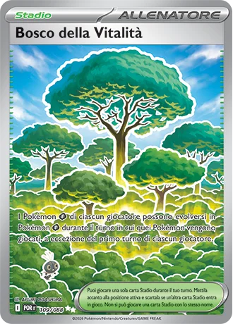 Bosco della Vitalità Equilibrio Perfetto carta Pokémon italiana UR