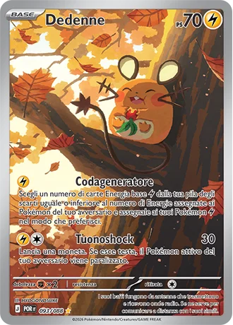 Dedenne Equilibrio Perfetto carta Pokémon italiana IR
