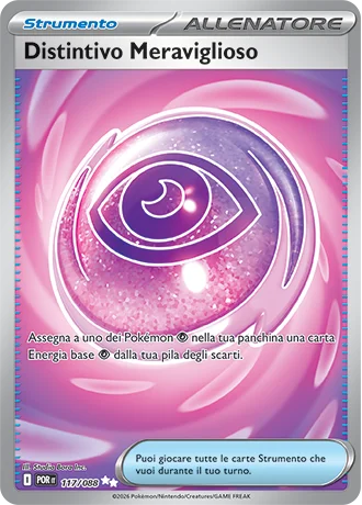 Distintivo Meraviglioso Equilibrio Perfetto carta Pokémon italiana UR