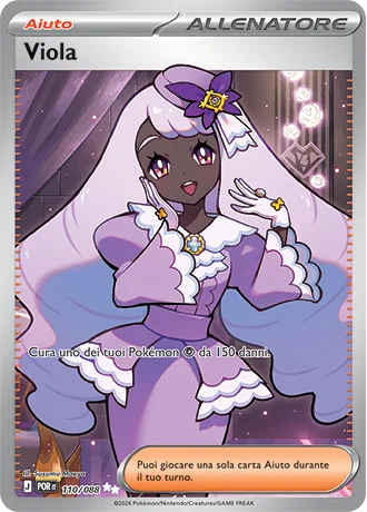 Viola Equilibrio Perfetto carta Pokémon italiana UR