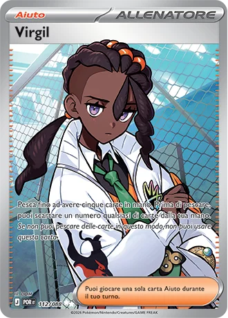 Virgil Equilibrio Perfetto carta Pokémon italiana UR