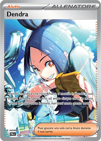 Dendra Evoluzioni a Paldea carta Pokémon italiana SIR